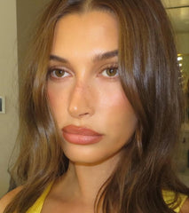 hailey with glazed skin