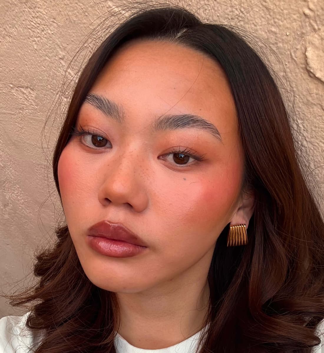 Kendall wears peptide lip shape