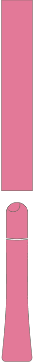 stenciled image of peptide lip tint in shade ribbon
