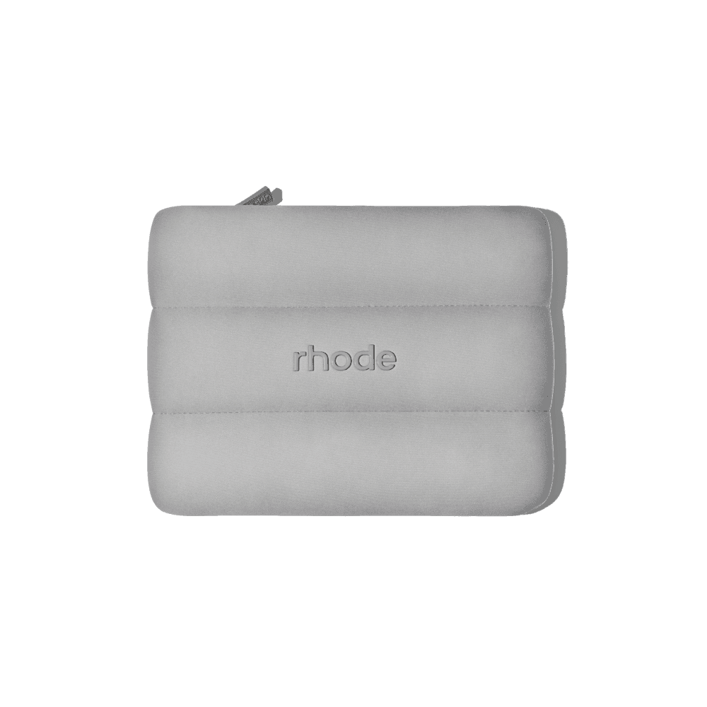 mini grey bubble bag