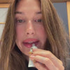 hailey with peptide lip boost