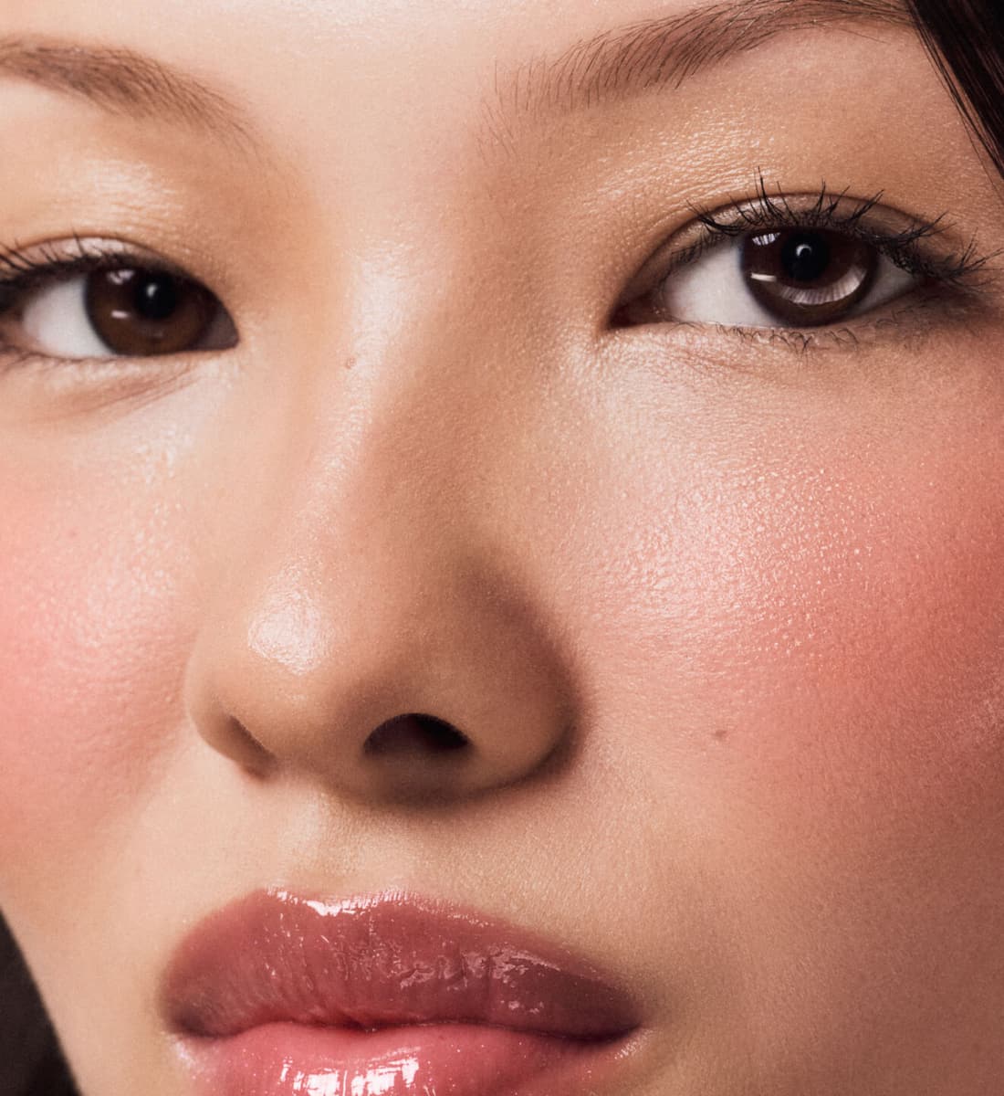 model wears pocket blush in sprinkle